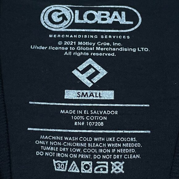 Mötley Crüe Rock Band T-shirt size Small - Picture 3 of 4